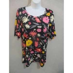 LuLaRoe Floral Print Top Size XL